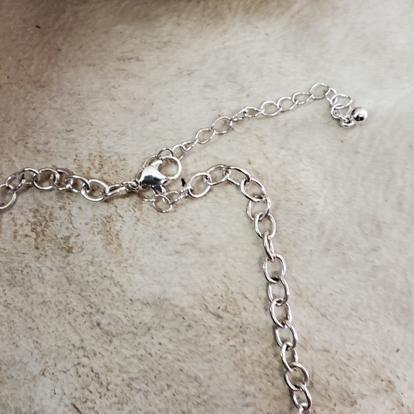 Adjustable Charm Necklace/Choker Letter "K" - Picture 3 of 3